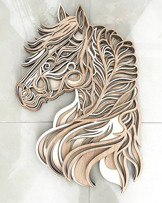 Horse Layered Wall Art
